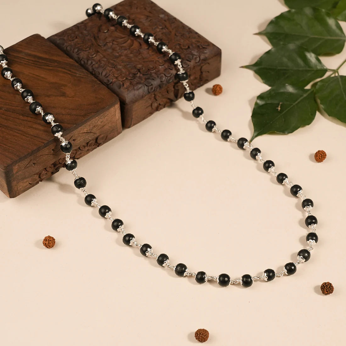 Original Ebony Wood Karungali Mala