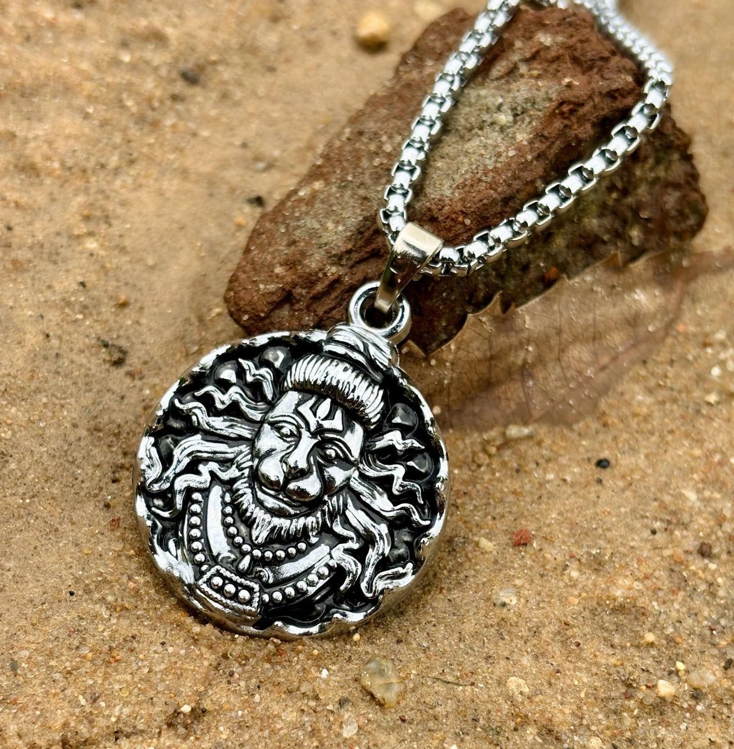 Lord Hanuman Chain With Pendant Set (Pack of 4)