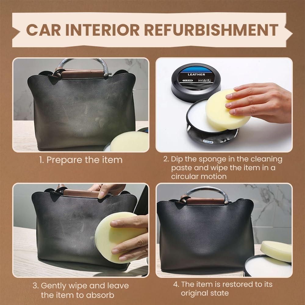 Leather Cleaning & Dirt Removal Cream (Buy 1 Get 1 Free)
