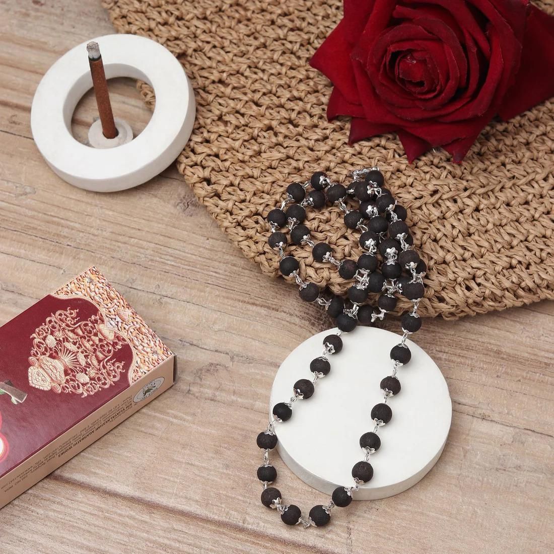 Original Ebony Wood Karungali Mala