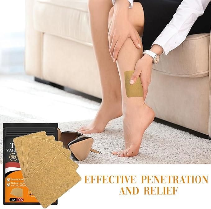 Instant Relief Varicose Vein Turmeric V Patch( 10 psc )