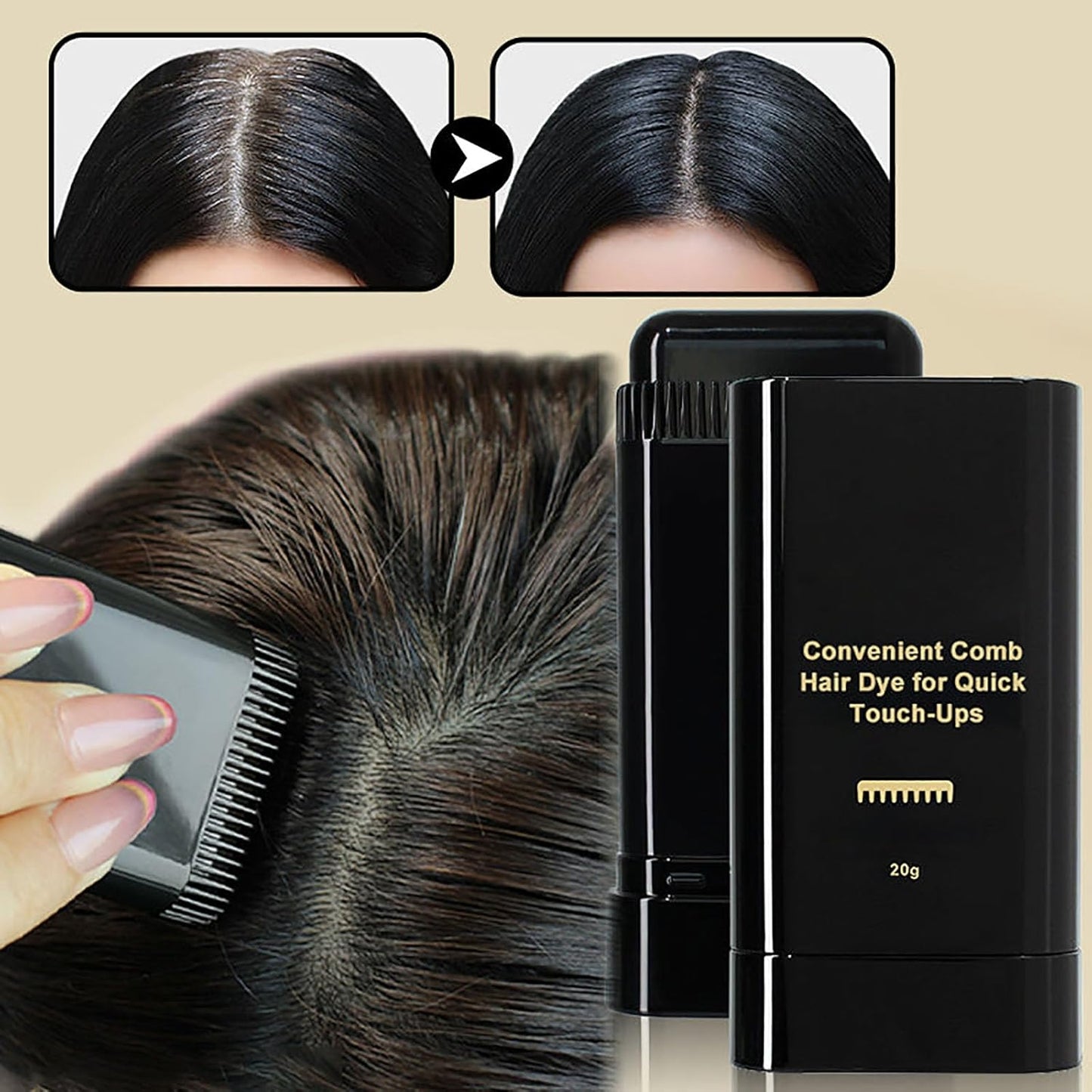 Instant Hair Colour Refill With Comb