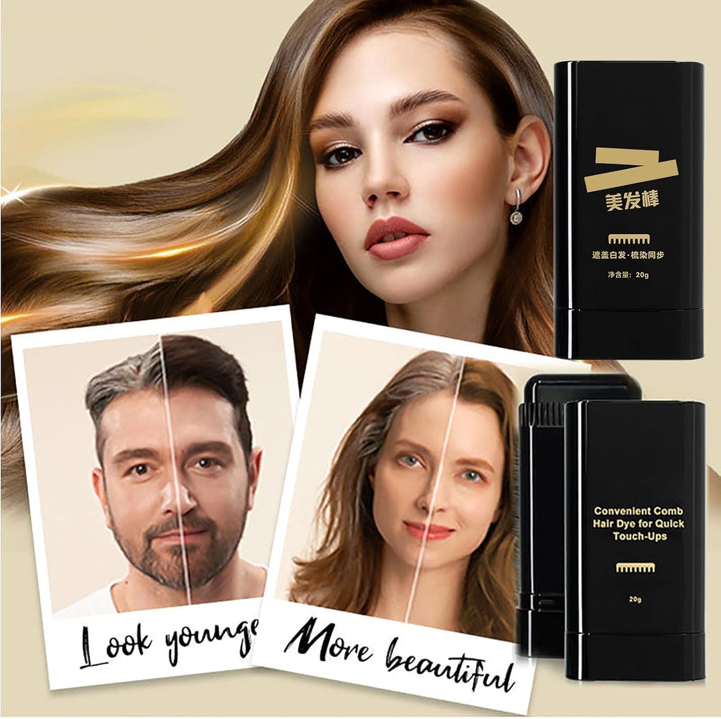 Instant Hair Colour Refill With Comb
