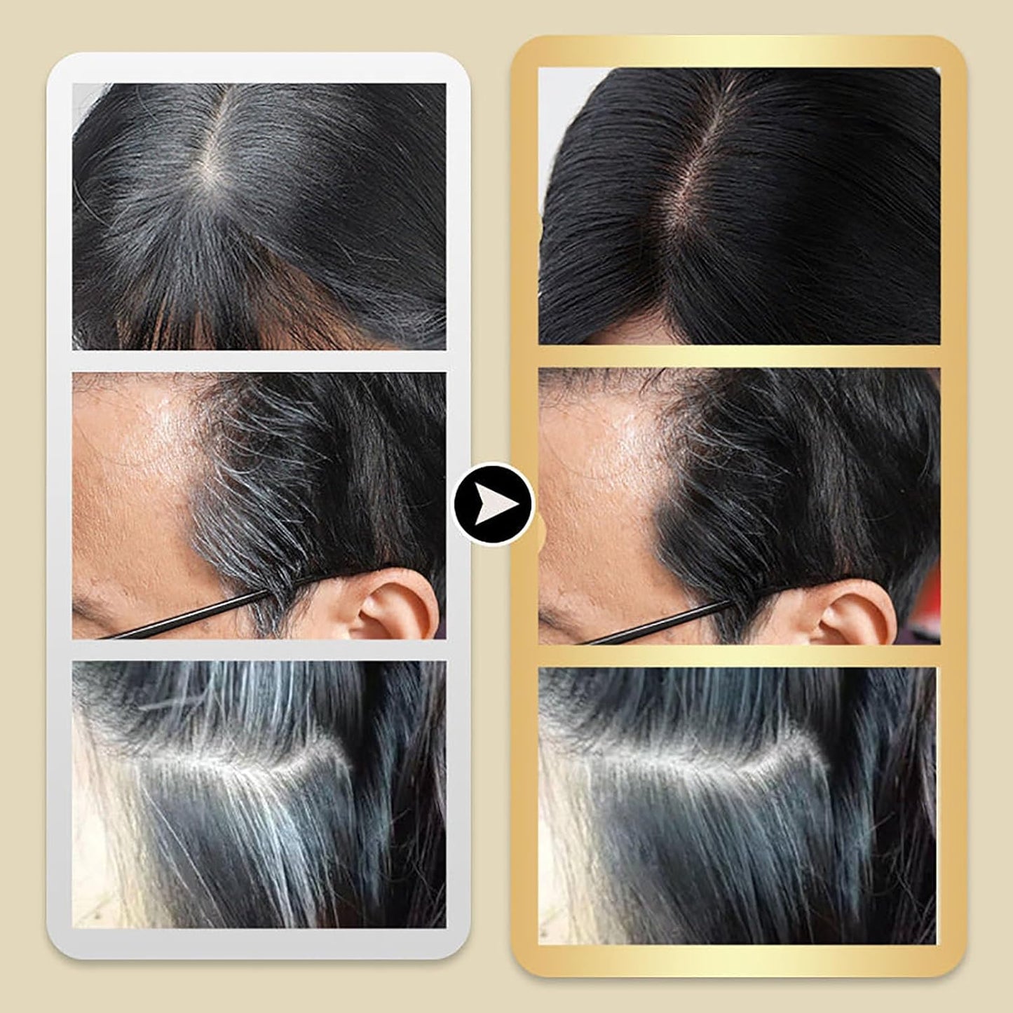 Instant Hair Colour Refill With Comb