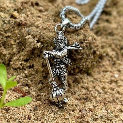 Lord Hanuman Chain With Pendant Set (Pack of 4)