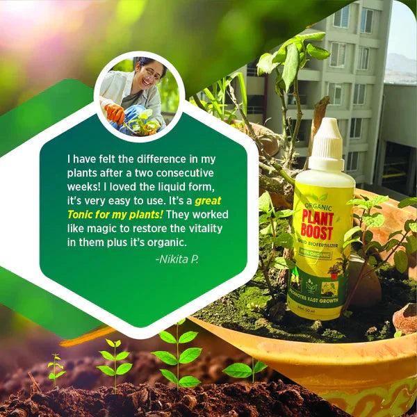 Organic Plant Boost Liquid Bio Fertilizer (Buy 1 Get 3 Free)