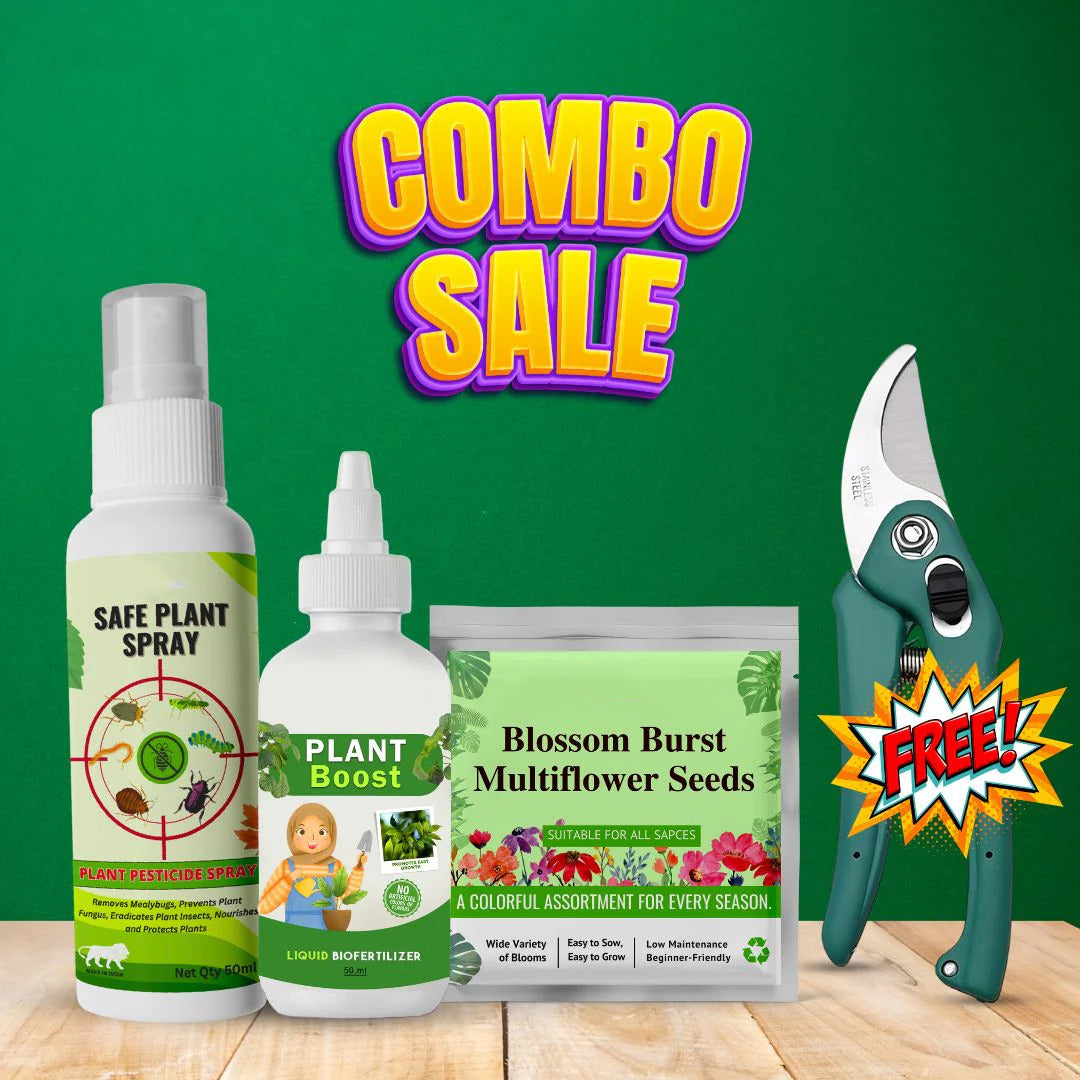 Ultimate Plant Care Combo Pack - With Free Plant Cutter