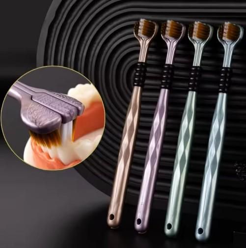 Three-Sided Tooth Brush (Buy 2 Get 2 Free)