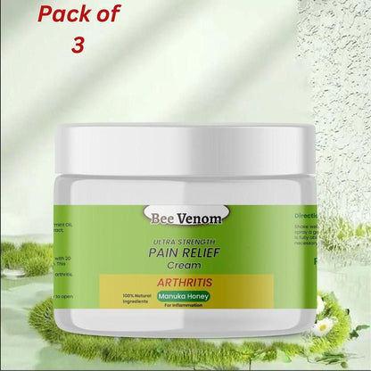 Bee Therapy  Bee Venom Pain Relief Cream (Buy 1 Get 2 Free)