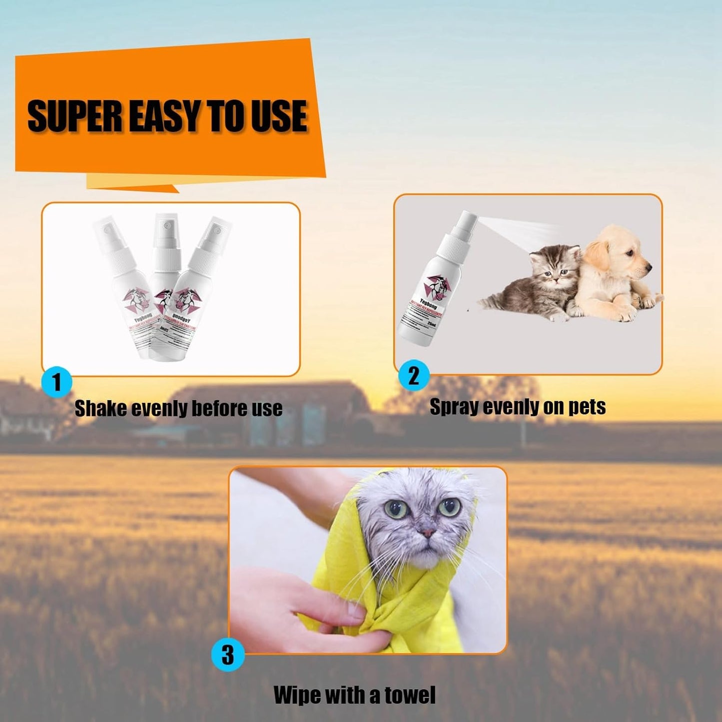 Instant Flea Relief Spray (Buy 1 Get 1 Free)