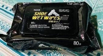 Shoe Cleaning Pads Wet Wipes (1 Packs of 80)