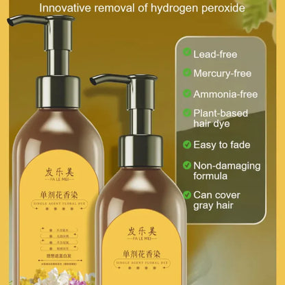 Japanese Long Lasting Natural Hair Dye Shampoo (Buy 1 Get 1 Free)