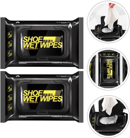 Shoe Cleaning Pads Wet Wipes (1 Packs of 80)