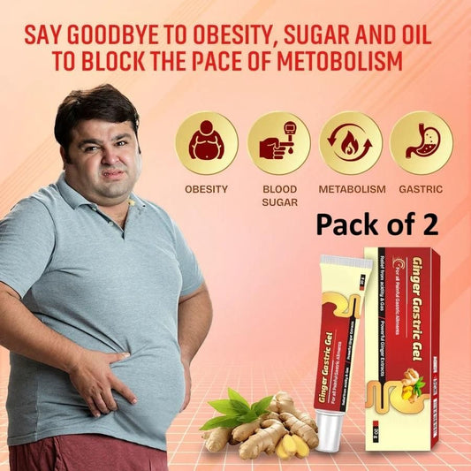 Ginger Gastric Gel for Instant Stomach & Heartburn Relief 🌿✨ (Buy 1 Get 1 Free🔥🔥)