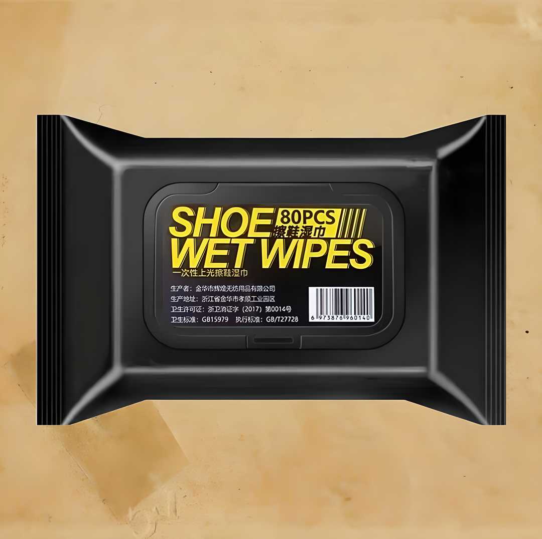 Shoe Cleaning Pads Wet Wipes (1 Packs of 80)