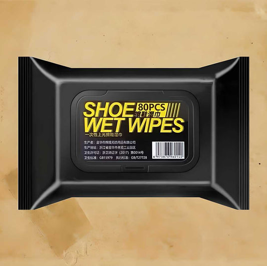 Shoe Cleaning Pads Wet Wipes (1 Packs of 80)