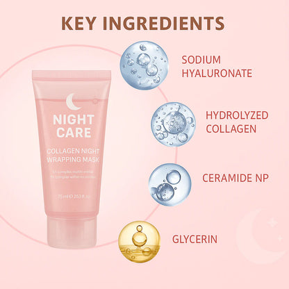 Korean Collagen Night Mask (Buy 1 Get 1 Free)