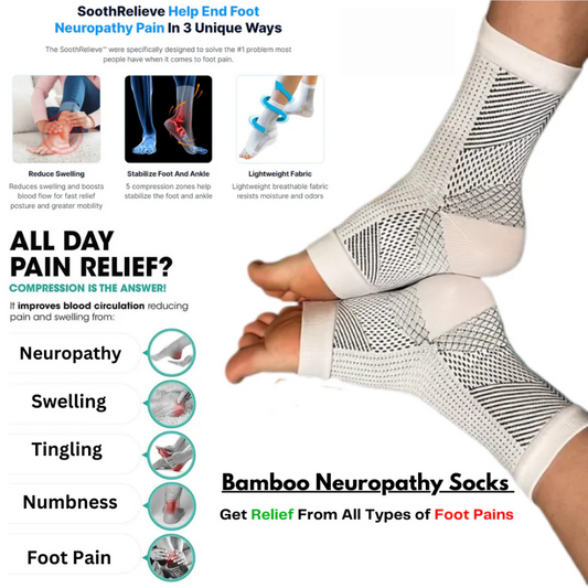 Neuropathy Compression Socks For Foot Pain, Swelling Relief